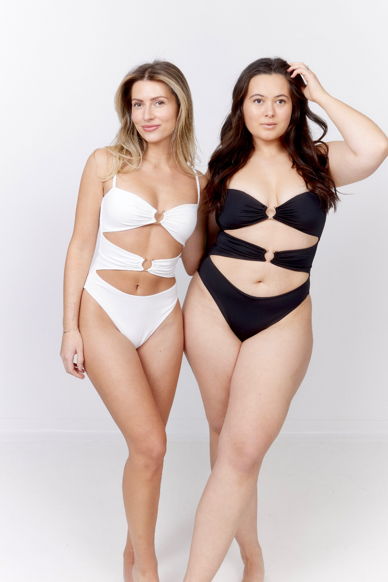 THE CELINE ONE PIECE - IVORY WHITE