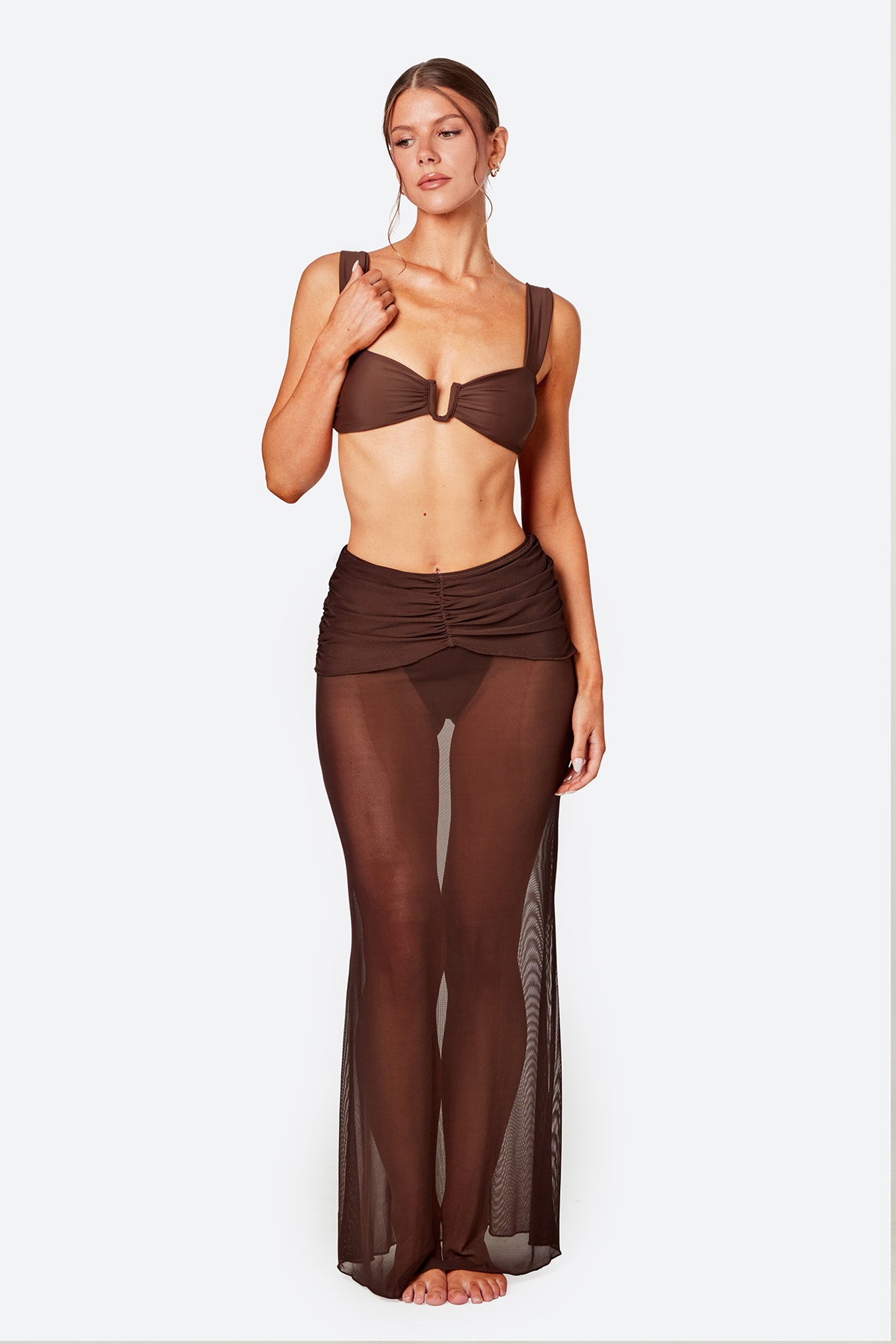 THE WHITNEY TOP - ESPRESSO