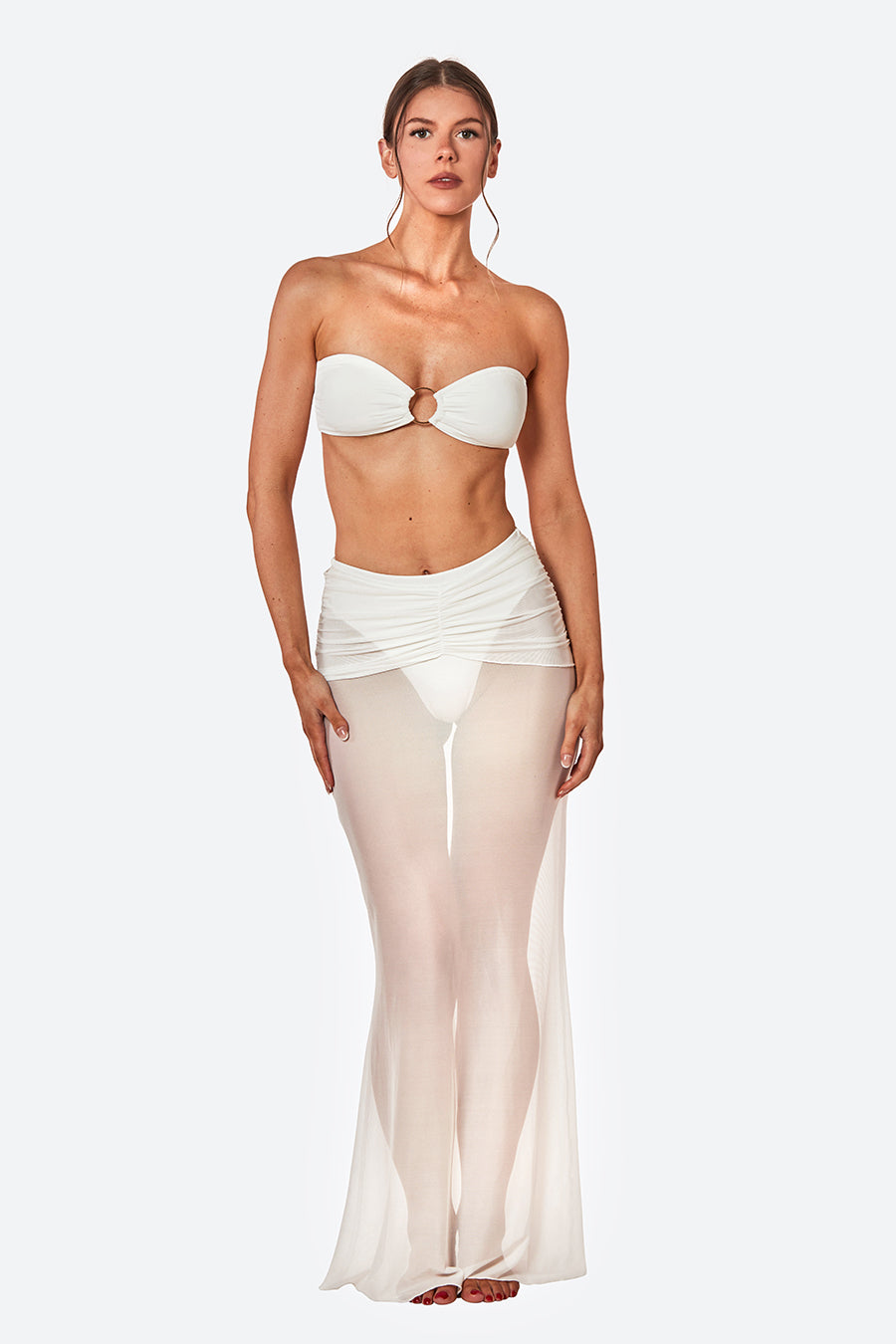 THE SABRINA TOP - IVORY