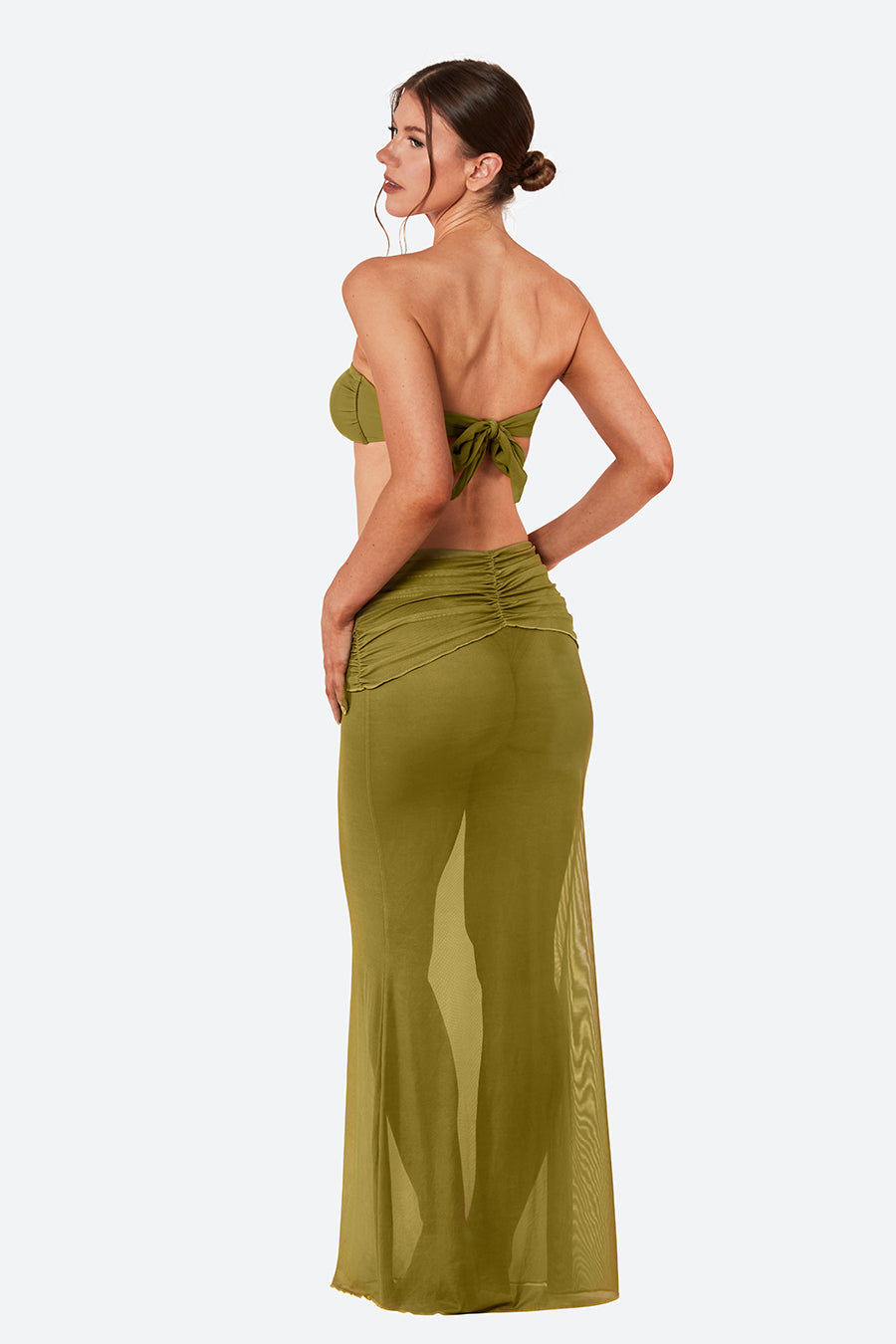 THE KYLIE SKIRT - OLIVE