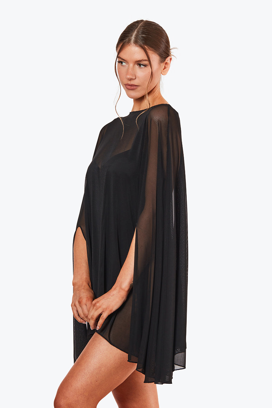 THE PAIGE PONCHO - MIDNIGHT