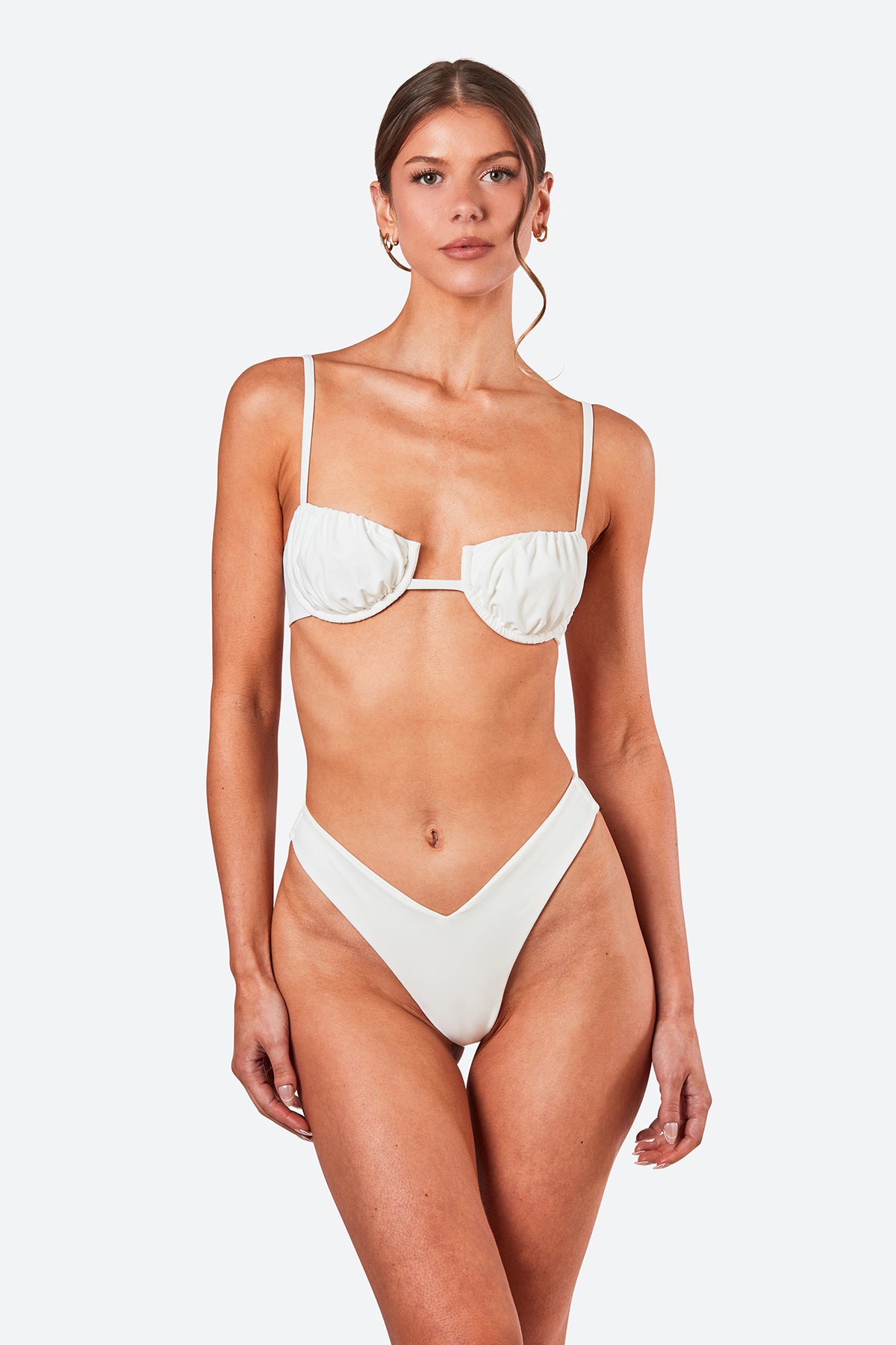 THE KELLY TOP - IVORY